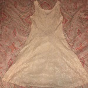Lacey off white dress